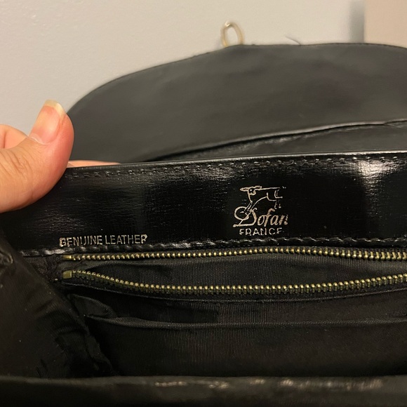 🖤 Rare 1950's Dofan Calfskin French Purse Genuine Leather Vintage 🖤 - Picture 8 of 16